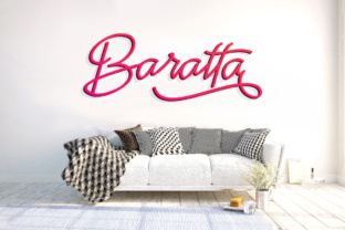 Baratta: A Script Font for Editorial Design and Headlines