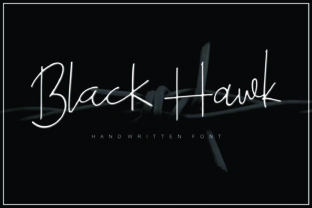 Black Hawk: A Web Designer’s Take on This Handwritten Font