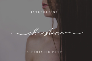 Christine Font: A Modern Feminine Typeface for Branding Projects