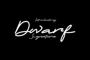 Dwarf Signature: A Condensed Script Font for Handmade Sellers