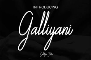 Galliyani Font: Laid-Back Handwritten Style for Makers