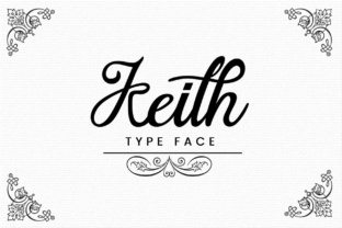 Keith Font: A Versatile Script for Handmade Products and Craft Designs