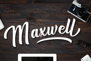 Maxwell Script Font Review: Painterly Logos and Headlines