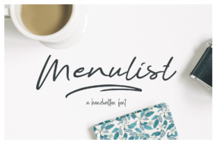 Menulist: A Handwritten Font for Modern Web Design