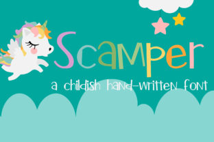 Scamper Font: A Playful Typeface for Warm Campaigns