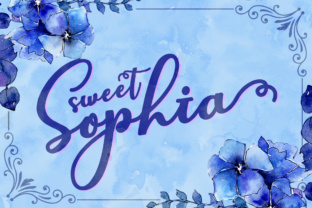 Sweet Sophia: A Handwritten Script Font That Brings Warmth to Web Design