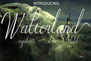 Watterland Font: A Handwritten Script That Elevates Handmade Products