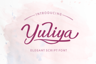 Yuliya: A Romantic Script Font for Editorial Design